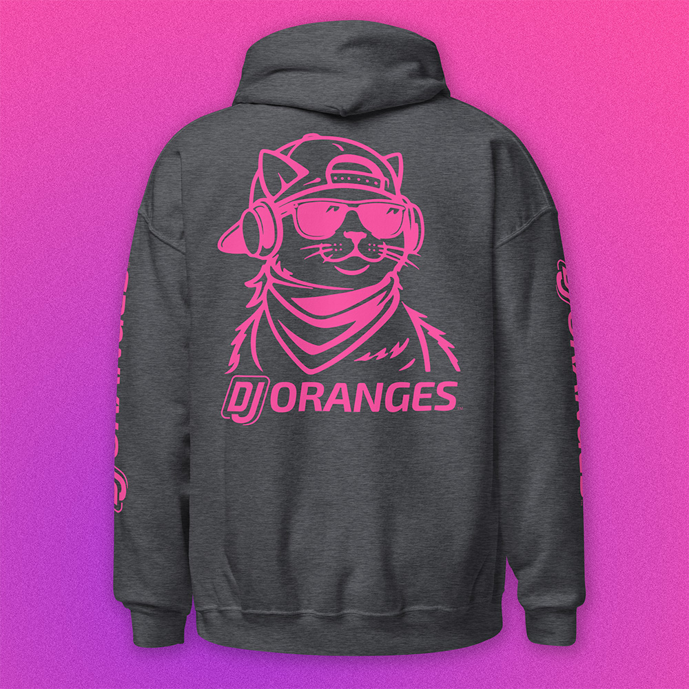 DJ ORANGES Adult Hoodie